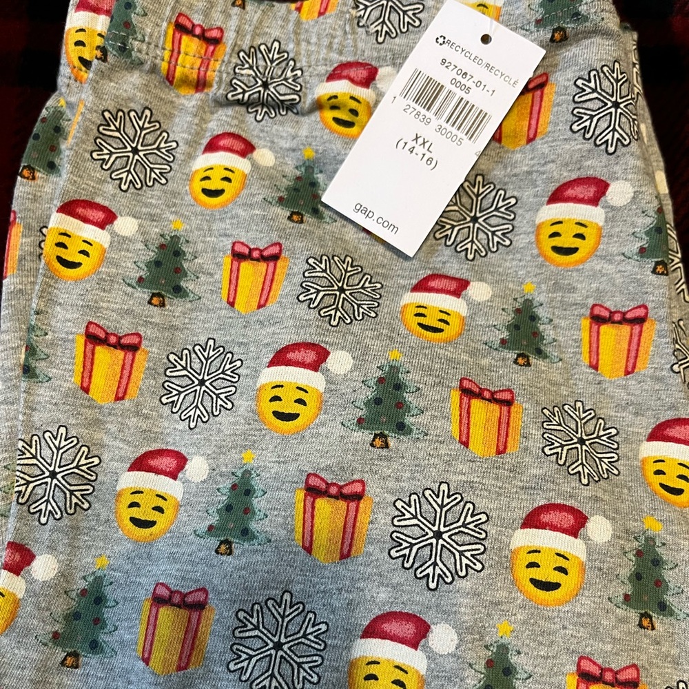 Gap Emoji Christmas Leggings